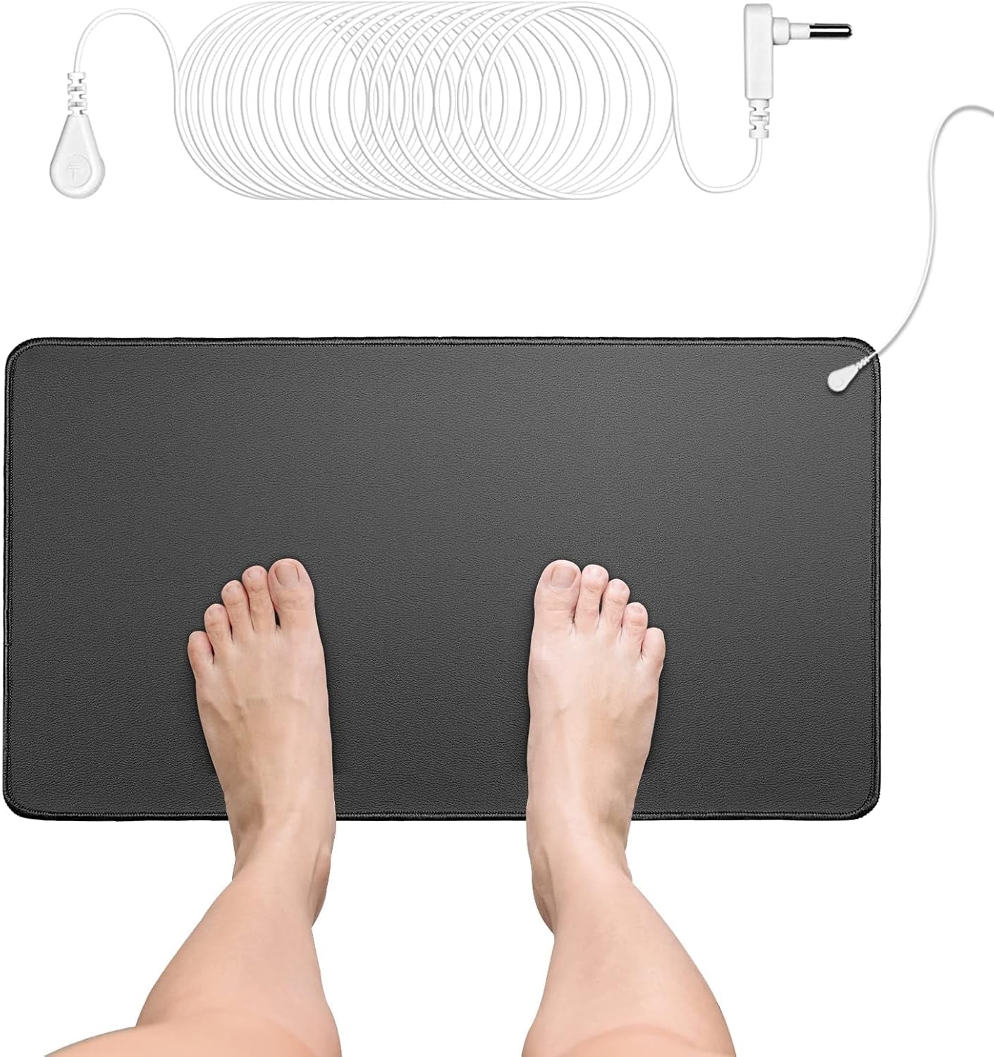 Grounding Mat with 15Ft Grounding Cord, Grounding Pad Kit, Earth Therapy for Feet.