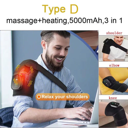 Electric Heating Shoulder Massager 